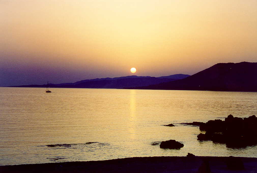 Tramonto a Propriano (Corsica)