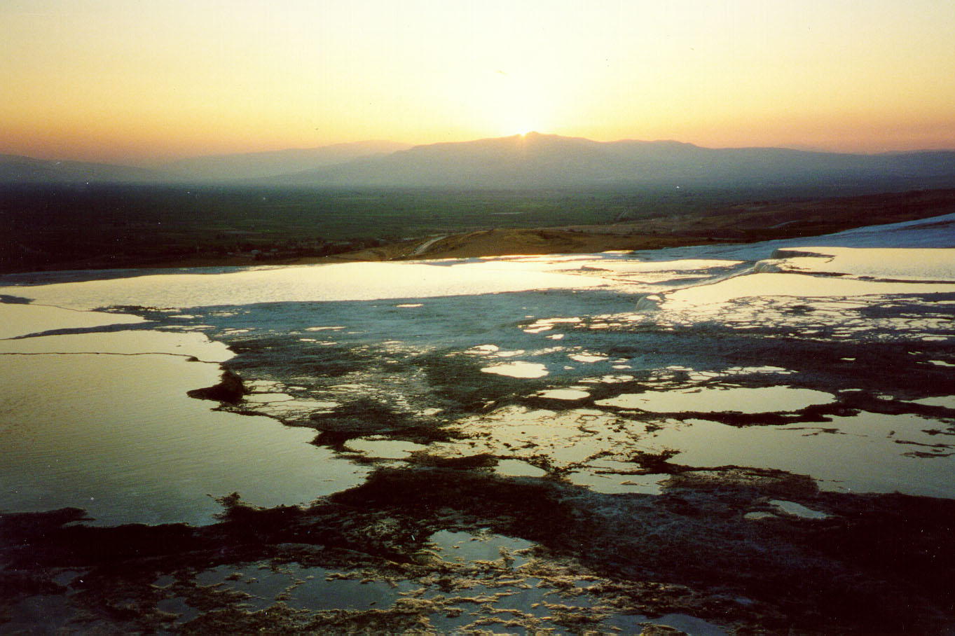 Tramonto a Pamukkale (Turchia)